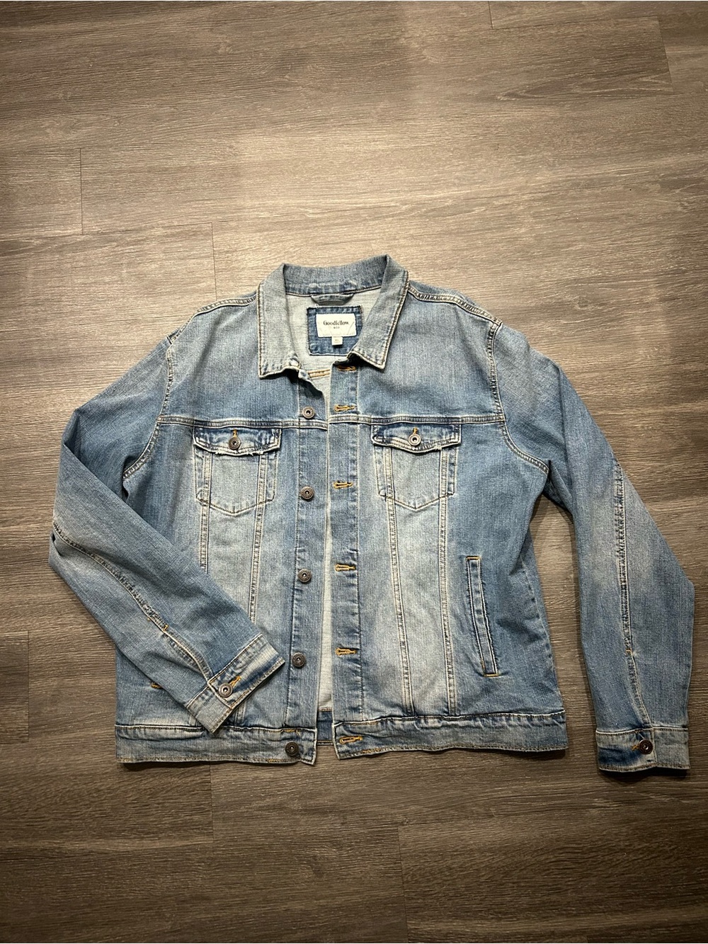 Goodfellow & CO Light Wash Blue Denim Jacket